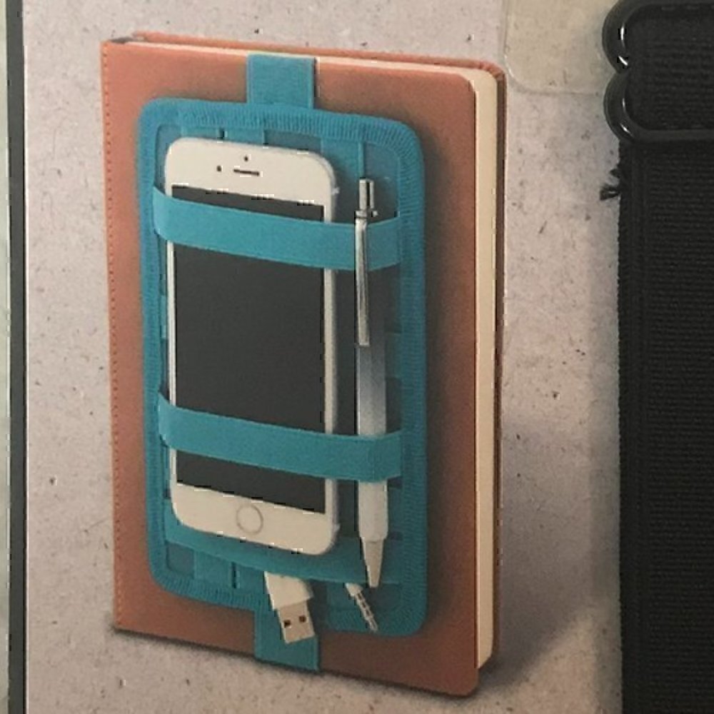 Bookaroo Notebook Tidy Accessory Holder for Moleskine & Notebooks- Color: Black - Picture 3 of 4
